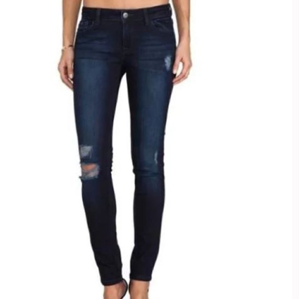 DL1961 Amanda Seville Distressed Skinny Jeans Size 28‎